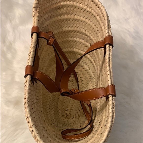 Celine Teen Panier Woven Basket Bag - Picture 5 of 6